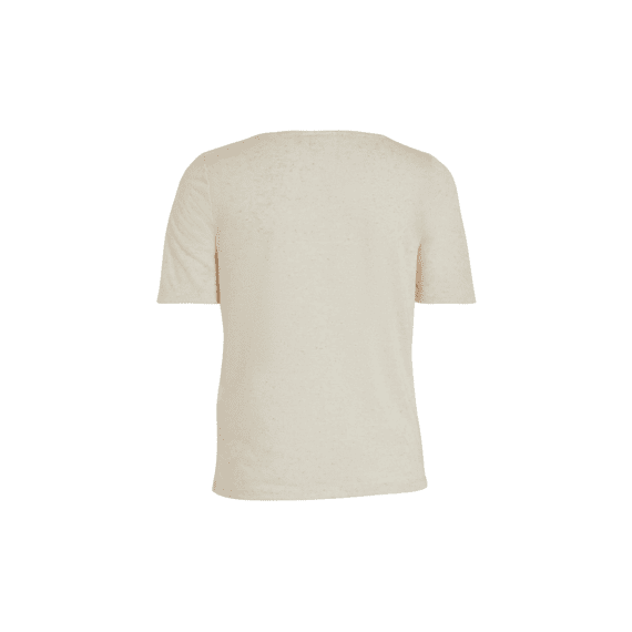 Vila Noos Visina V-Neck S/S Top - Noos