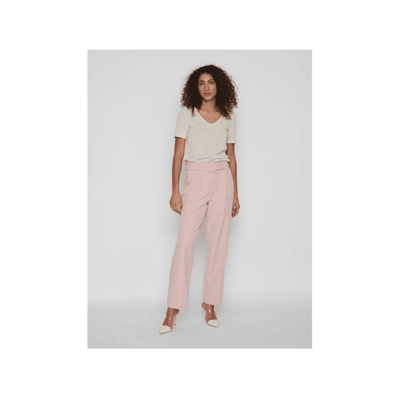 Vila Noos Visina V-Neck S/S Top - Noos
