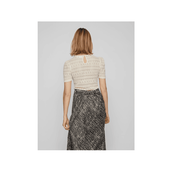 Vila Noos Vichikka Puff O-Neck  S/S Top - Noo