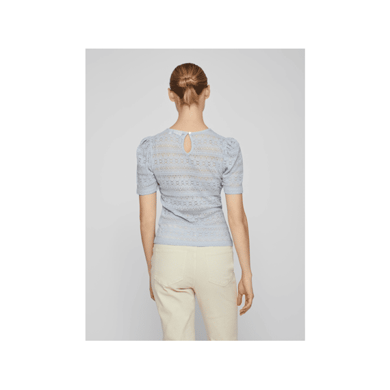 Vila Noos Vichikka Puff O-Neck  S/S Top - Noo