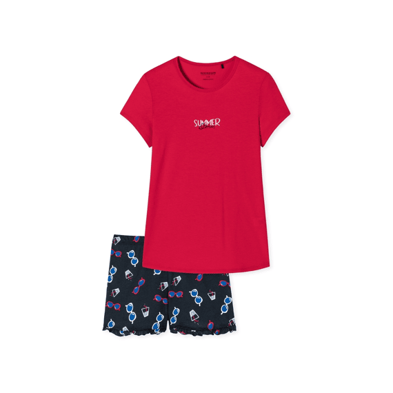 Schiesser Z23 Meisjes Pyjama Kort Zonnebril