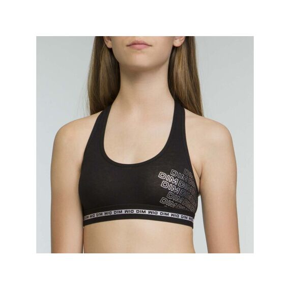 Dim Noos Girls Sports Bra In Stretch Cotton