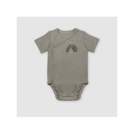 Dim Noos Set Of 2 Short-Sleeved Baby Bodysuits