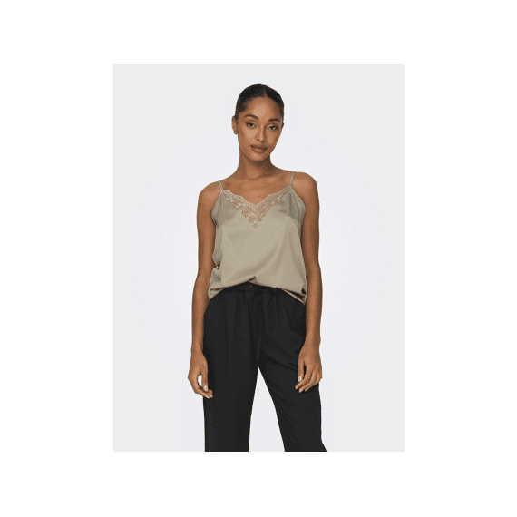 Only Noos Onlvictoria Sl Lace Mix Singlet Wvn