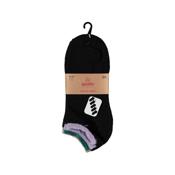 Apollo Noos Meisjes Sneaker Kousen 5-Pack