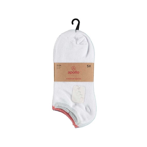 Apollo Noos Meisjes Sneaker Kousen 5-Pack