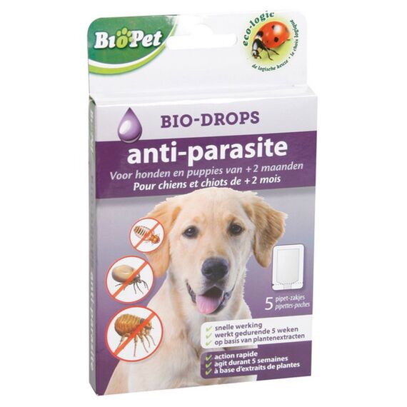 Biopet Anti-Parasite Bio-Drops Hond