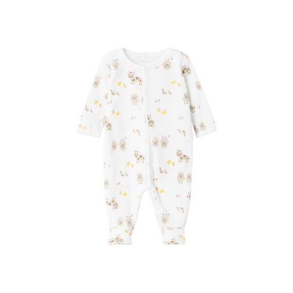 Name It New Born Noos Pyjama Nbnnightsuit Farm Animals