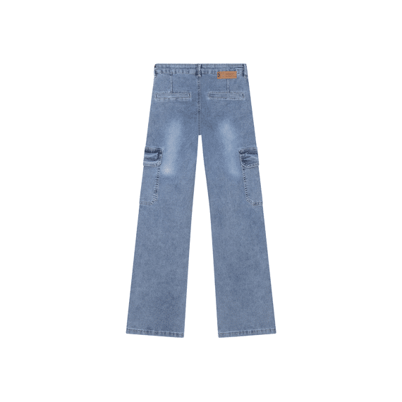 Indian Blue Jeans W23 Cargo Denim Wide Fit