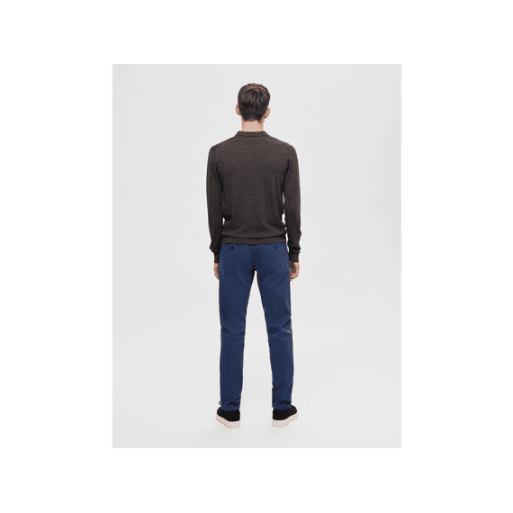 Selected Homme Black Noos Slhtown Merino Coolmax Knit Polo