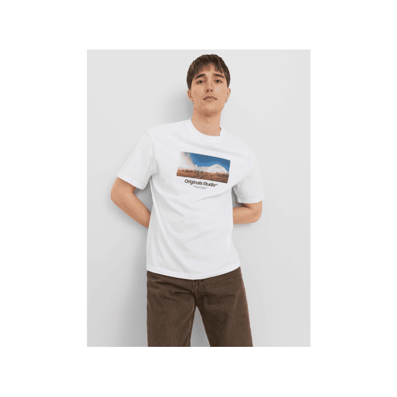 Jack & Jones 2307 Jorvesterbro Photo Ss Tee Crew Necksn