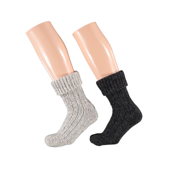 Apollo W23 Ladies Wool Home Socks 2-Pack