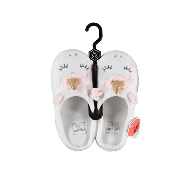 Apollo W23 Girls Home Slippers Unicorn