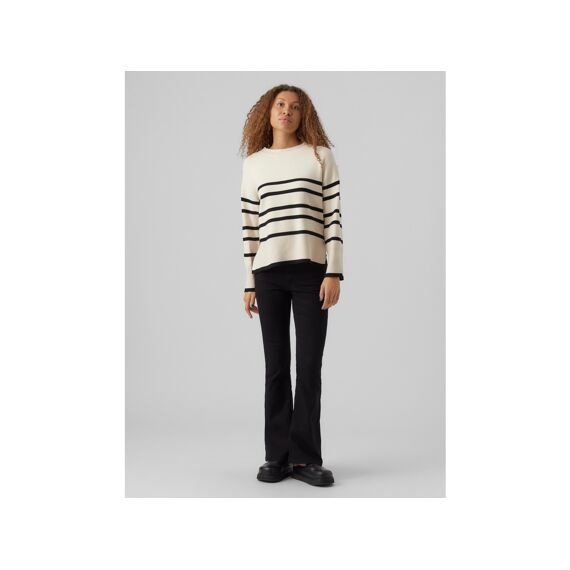 Vero Moda Noos Vmsaba Ls O-Neck Stripe Pullover Ga