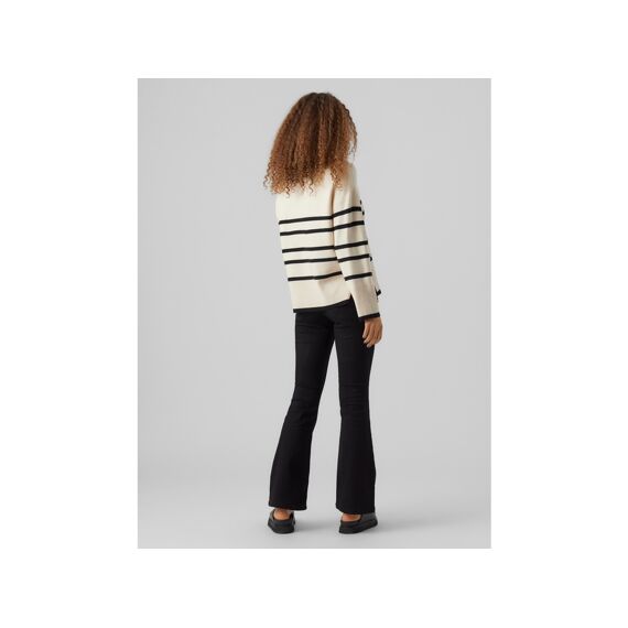 Vero Moda Noos Vmsaba Ls O-Neck Stripe Pullover Ga