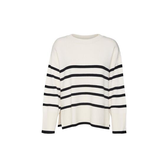 Vero Moda Noos Vmsaba Ls O-Neck Stripe Pullover Ga