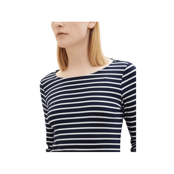 Tom Tailor Dames Noos T-Shirt Longsleeve Stripe