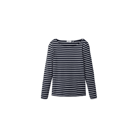 Tom Tailor Dames Noos T-Shirt Longsleeve Stripe
