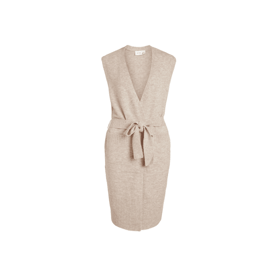 Vila 2308 Vivimalina S/L Long Belt Knit Vest