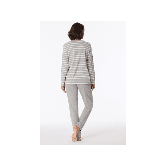 Schiesser W23 Dames Pyjama Lang Gestreept