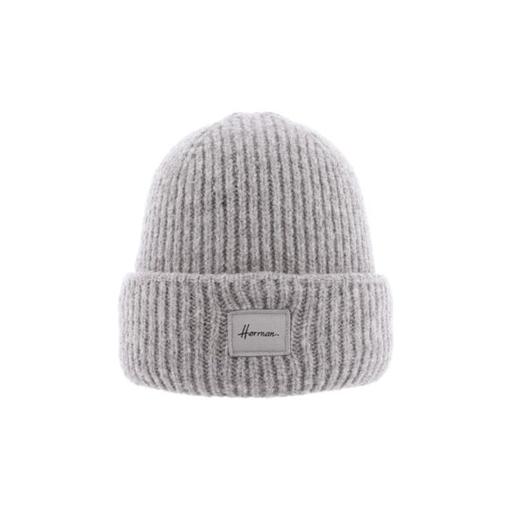 Herman W23 Beanie Gebreid Voor Volwassenen Met Badge En Machet