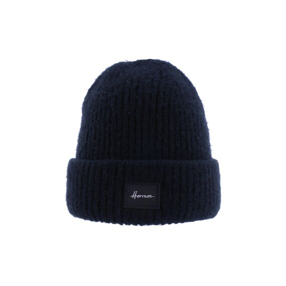 Herman W23 Beanie Gebreid Voor Volwassenen Met Badge En Machet