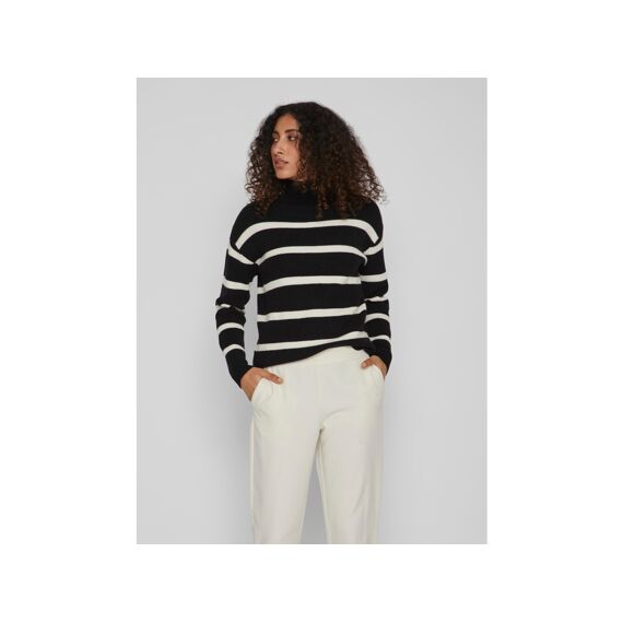 Vila Noos Viril Mockneck L/S  Knit Rib Top 2-