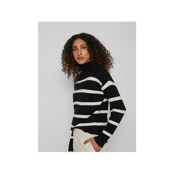 Vila Noos Viril Mockneck L/S  Knit Rib Top 2-