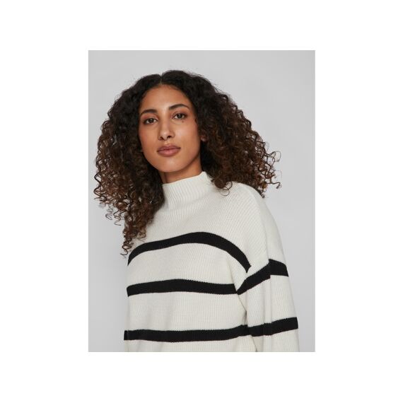 Vila Noos Viril Mockneck L/S  Knit Rib Top 2-