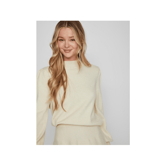 Vila Noos Viril Turtle-Nk Balloon L/S Top