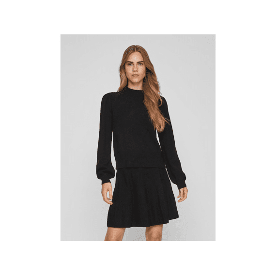 Vila Noos Viril Turtle-Nk Balloon L/S Top