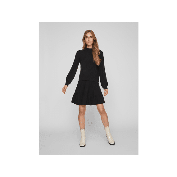 Vila Noos Viril Turtle-Nk Balloon L/S Top