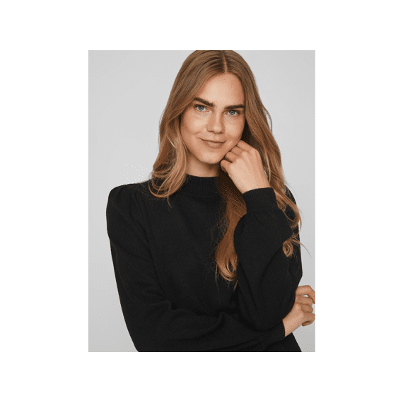 Vila Noos Viril Turtle-Nk Balloon L/S Top