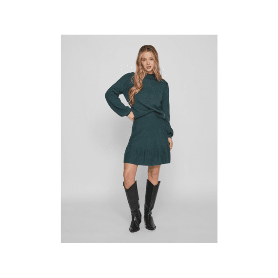 Vila Noos Viril Turtle-Nk Balloon L/S Top