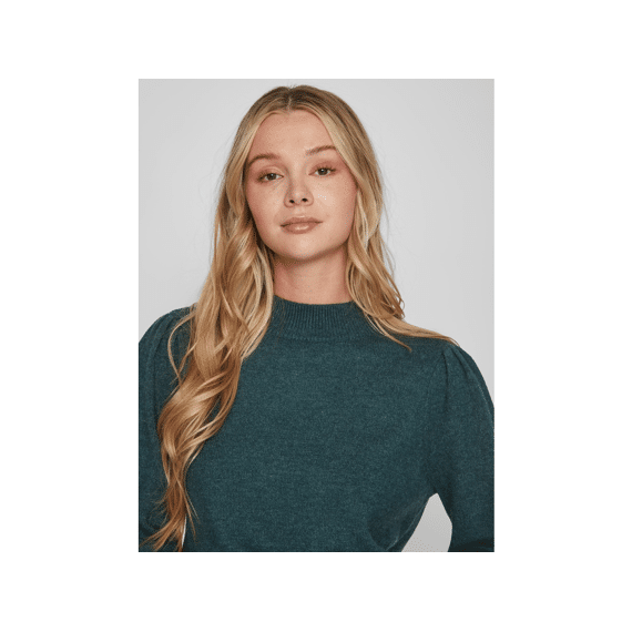 Vila Noos Viril Turtle-Nk Balloon L/S Top