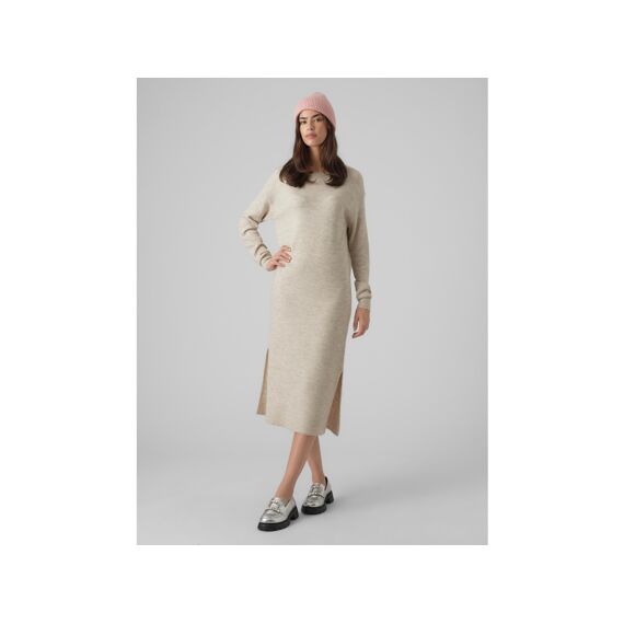 Vero Moda Noos Vmlefile Ls Boatneck Calf Dress