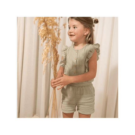 Little Dutch Z24 Little Farm Jumpsuit Mouwloos Mousseline 92