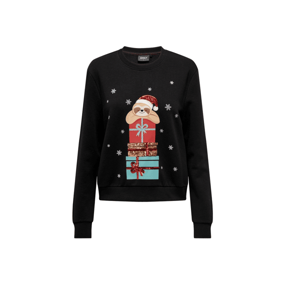Only 2310 Onlyda Christmas L/S O-Neck Box Swt