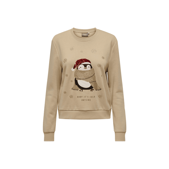 Only 2310 Onlyda Christmas L/S O-Neck Box Swt