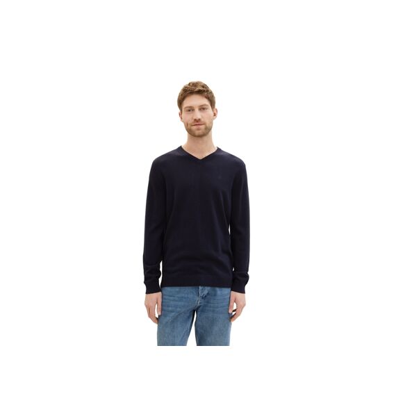 Tom Tailor Heren Noos Basic V-Neck Knit