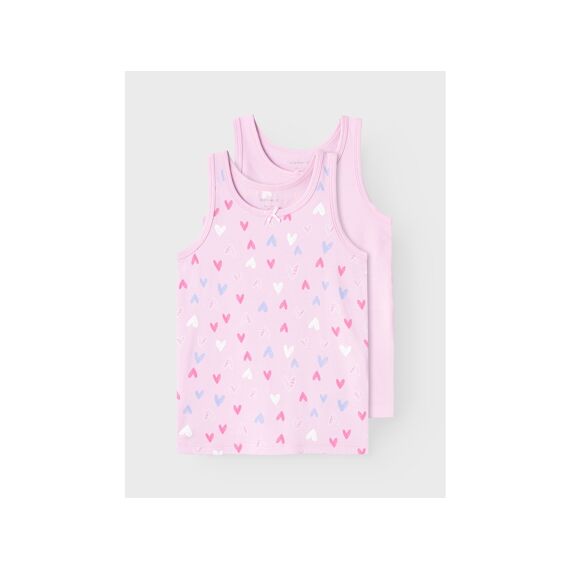 Name It Mini Noos Nmftank Top 2P Pink Hearts