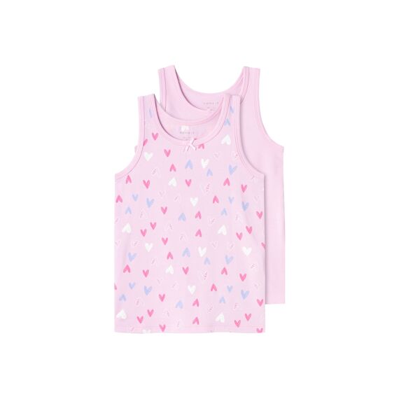 Name It Mini Noos Nmftank Top 2P Pink Hearts