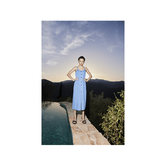 Ichi Z24 Ihconcor Dr Denim Dress Dress
