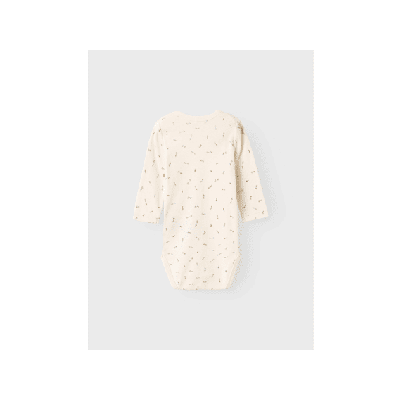 Name It New Born Noos Nbfbody 2P Ls Buttercream Floral
