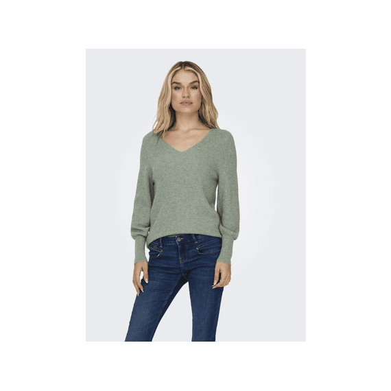 Only Noos Onlatia L/S V-Neck Cuff Knt