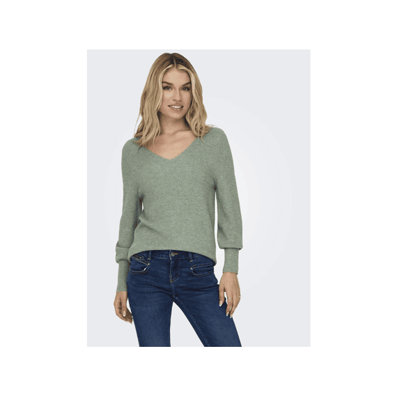 Only Noos Onlatia L/S V-Neck Cuff Knt