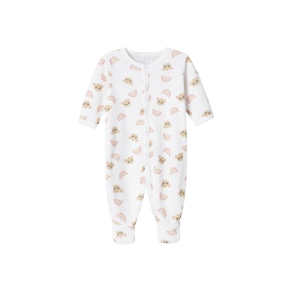 Name It New Born 2312 Nbfnightsuit W/F Orchid Pink Teddy