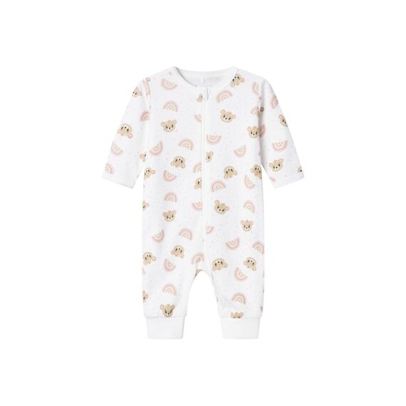 Name It New Born Noos Nbfnightsuit Zip Orchid Pink Teddy