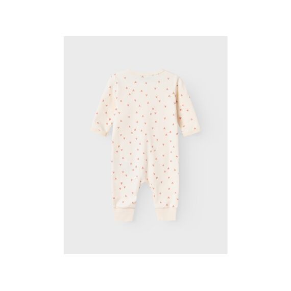 Name It New Born Noos Nbfnightsuit Zip Buttercream Hearts
