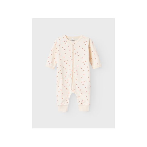 Name It New Born Noos Nbfnightsuit Zip Buttercream Hearts